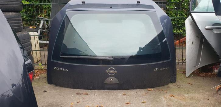 OPEL CORSA C ACHTERKLEP KLEURCODE  Z168, Auto-onderdelen, Carrosserie en Plaatwerk, Achterklep, Achter, Gebruikt, Ophalen of Verzenden