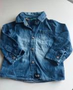 Hema Spijkerblouse Jeans Overhemd Blouse Overhemdje maat 74, Jongetje of Meisje, Ophalen of Verzenden, Zo goed als nieuw, Overhemdje of Bloesje
