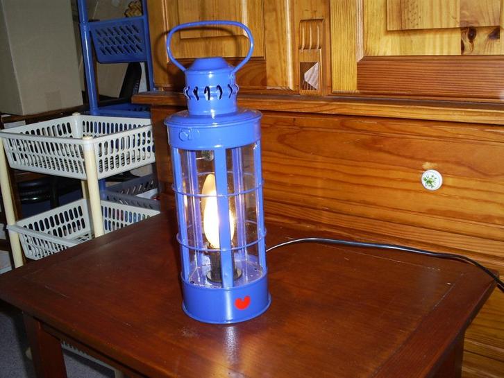 Lamp lantaarn Massive, Antiek en Kunst, Curiosa en Brocante, Ophalen of Verzenden