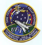 NASA patch STS-108 space shuttle Endeavour, Ophalen of Verzenden, Luchtmacht, Amerika, Embleem of Badge