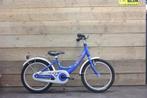 18 inch Pucky meisjesfiets blauw/wit met garantie, Gebruikt