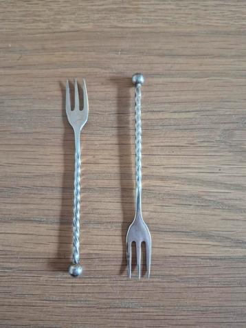 Vintage WMF 90 Cocktail Vorkjes beschikbaar voor biedingen