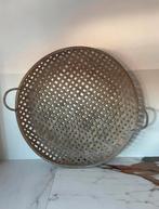 Mooie grote brocante mand in nieuwstaat, Ophalen of Verzenden, Zo goed als nieuw, Rond