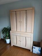 Gratis Blank Eiken  - Kast en salonafel, Huis en Inrichting, Kasten | Dressoirs, Ophalen of Verzenden, Gebruikt, 25 tot 50 cm