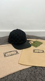 Gucci pet zwart met leer maat M/L, Nieuw, Ophalen of Verzenden, Gucci, Pet