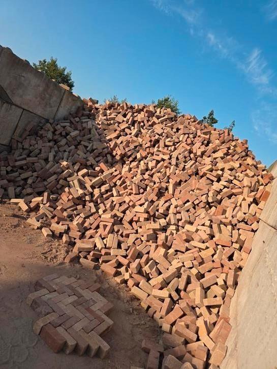 Partij nieuw gebakken dikformaat getrommeld 42.50!, Tuin en Terras, Tegels en Klinkers, Nieuw, Klinkers, Keramiek, 10 m² of meer