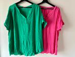 2 tops Paprika maat 6, Kleding | Dames, Grote Maten, Ophalen of Verzenden, Zo goed als nieuw, Groen, Shirt of Top