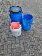 Tonnen, Tuin en Terras, Minder dan 75 liter, Ophalen, Gebruikt, Kunststof