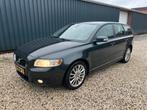 Volvo V50 1.8 2009 Grijs LEER/AIRCO, Auto's, Voorwielaandrijving, 65 €/maand, 125 pk, 4 cilinders