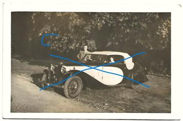Bugatti 57 Postcard fotokaart auto beschikbaar voor biedingen