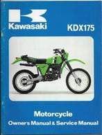 Kawasaki KDX175 manual handboek (803p), Motoren, Handleidingen en Instructieboekjes, Kawasaki