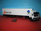 Eurodis Trans O Flex  MERCEDES met oplegger  Herpa, Ophalen of Verzenden, Nieuw, Bus of Vrachtwagen, Herpa