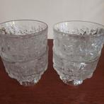 Vier vintage dessert of whisky glazen, scandinavisch design., Huis en Inrichting, Woonaccessoires | Onderzetters, Ophalen of Verzenden