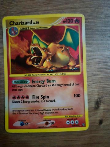 Pokemon kaart Charizard Holo 103/100 vintage beschikbaar voor biedingen