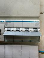 Hager verdeelkast -uitgerust met automaten, KWh-meter, Doe-het-zelf en Verbouw, Elektra en Kabels, Ophalen of Verzenden, Gebruikt
