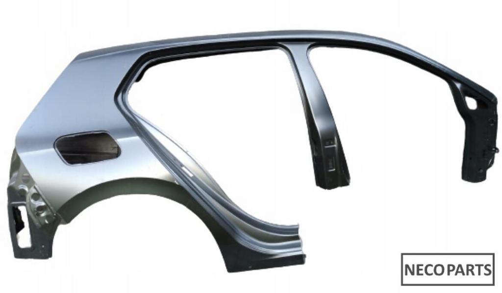 VW GOLF 8 SCHERM ACHTERSCHERM ZIJPANEEL SNIJDEEL ORIGINEEL, Auto-onderdelen, Gebruikt, Achterklep, Volkswagen, Ophalen of Verzenden