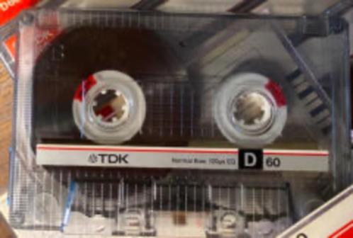 SET 957 15 X TDK D60 TYPE I CASSETTEBANDJES 1986-1987, Cd's en Dvd's, Cassettebandjes, Gebruikt, Onbespeeld, Overige genres, 2 t/m 25 bandjes