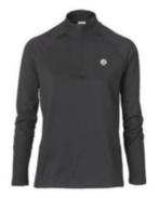 LEONTIEN sport shirt lange mouw zwart maat M - nieuw -, Maat 38/40 (M), Leontien, Zwart, Nieuw