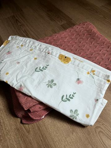 Deken en laken ledikant roze Prenatal beschikbaar voor biedingen