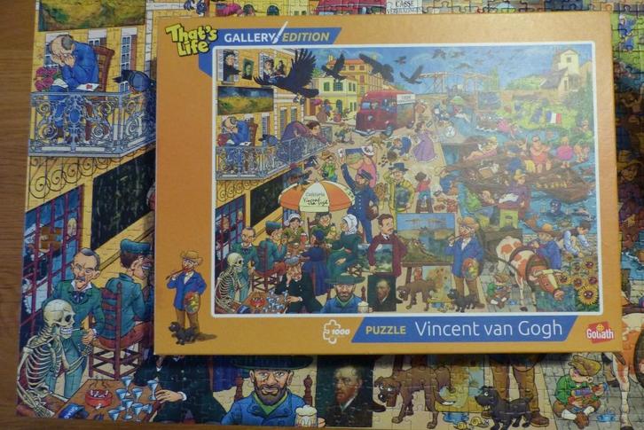 Vincent van Gogh puzzel, Hobby en Vrije tijd, Denksport en Puzzels, Gebruikt, Legpuzzel, 500 t/m 1500 stukjes, Ophalen of Verzenden