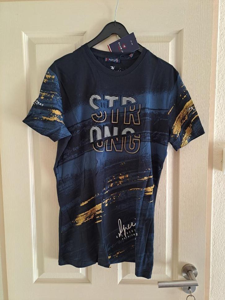 Donkerblauw heren shirt maat L Nieuw!, Kleding | Heren, T-shirts, Nieuw, Maat 48/50 (M), Blauw, Ophalen of Verzenden