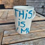 Riviera Maison mok this is my mug, Huis en Inrichting, Ophalen of Verzenden, Zo goed als nieuw, Overige stijlen, Kop(pen) en/of Schotel(s)