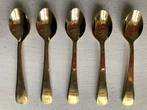5 vergulde lepeltjes, Ophalen of Verzenden