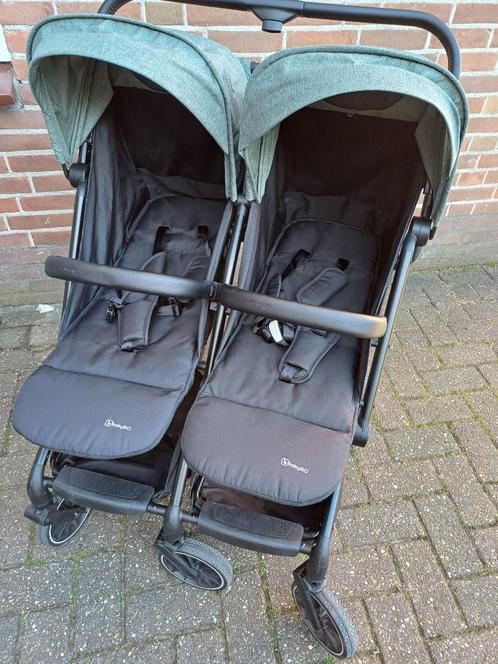 Babygo Duo buggy, Kinderen en Baby's, Buggy's, Zo goed als nieuw, Overige merken, Duomodel, Verstelbare rugleuning, Zonnekap, Ophalen
