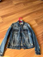 Denim spijker jas, Ophalen of Verzenden, Zo goed als nieuw, Maat 46 (S) of kleiner, Blauw