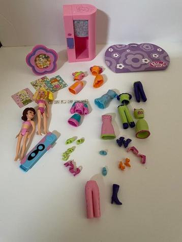 Partij Polly Pocket poppetjes en accessoires beschikbaar voor biedingen