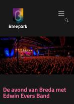 Tickets avond van Breda, Ophalen of Verzenden, Zo goed als nieuw