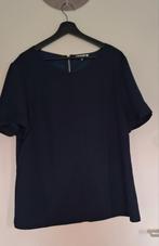 Donkerblauw net shirt Mt 44 La Ligna, Blauw, Maat 42/44 (L), Ophalen of Verzenden, Zo goed als nieuw