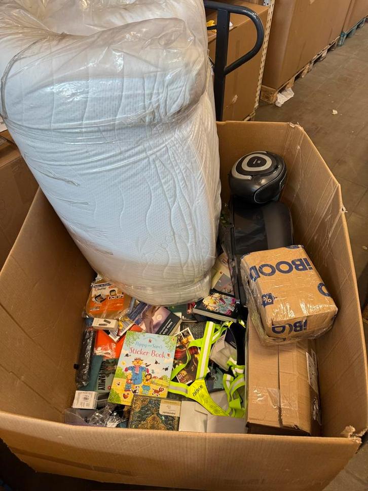 Pallet ongecontroleerde goederen uit restpartij 1, Diversen, Rommelmarktspullen, Zo goed als nieuw, Ophalen