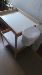 Verschoon tafel IKEA singlar incl. emmer en waterbakje, Ophalen, Zo goed als nieuw, 50 tot 70 cm, 105 cm of meer