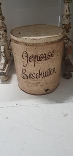 Brocante beschuitblik, Ophalen