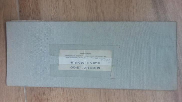 5H Donrijp met Marssum Menaldum Stiens eo Stafkaart uit 1982, Boeken, Atlassen en Landkaarten, Zo goed als nieuw, Landkaart, Nederland