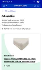 Matrastopper NIEUW!, Huis en Inrichting, Slaapkamer | Matrassen en Bedbodems, Ophalen, Nieuw, Tweepersoons, 160 cm