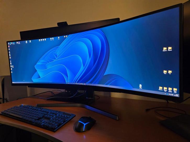 Samsung Odyssey G9 QLED 49" (49RG90SSU) - ULTRAWIDE, Computers en Software, Monitoren, Gebruikt, 101 t/m 150 Hz, DisplayPort, HDMI
