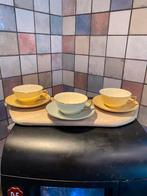 N.V.Koninklijke Plateelbakkerij,Zuid-Holland,3 kop en schote, Antiek en Kunst, Antiek | Servies los, Ophalen of Verzenden