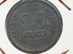 25 cent 1941 zink nr.5 (08), Postzegels en Munten, Munten | Nederland, Ophalen of Verzenden, Koningin Wilhelmina, 25 cent