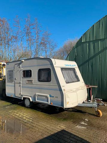 Caravelair 395 silver caravan