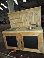 Steigerhouten speelkeuken, Ophalen, Zo goed als nieuw, Hout, Speelkeuken