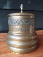 Art Deco koperen Tabakspot in prachtige patina, Antiek en Kunst, Ophalen of Verzenden, Koper