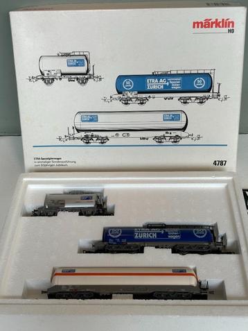 Märklin 4787 ketelwagenset "Etra" beschikbaar voor biedingen