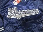 Georgetown hoyas classic satin vintage bomber jacket navy XX, Info@taurusvintage.nl, Nieuw, Kleding, Weg en land