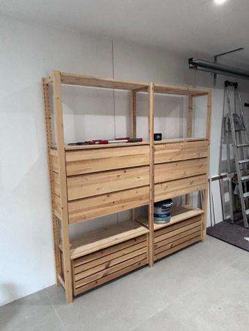 IKEA Ivar Stellingkast met lades, boorden en rolbakken - afbeelding 1