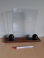 mooie antieke fotolijst, bolvormig facet geslepen glas 1930, Antiek en Kunst, Antiek | Woonaccessoires, Verzenden