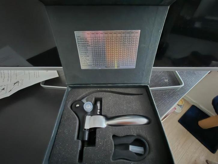 Luxe Kurkentrekker in Geschenkverpakking, Huis en Inrichting, Keuken | Keukenbenodigdheden, Zo goed als nieuw, Ophalen