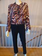 Broek zwart stretch + riempje Maat 40 -42 zo goed als nieuw, Maat 38/40 (M), Zwart, Ophalen of Verzenden, Zo goed als nieuw