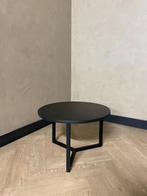 STIJLVOLLE EIKEN SALONTAFEL - ronde salontafels, 50 tot 100 cm, Rond, Nieuw, Zwart, eiken, hotel-chique
